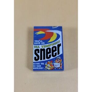 Wacky Packages Ill Tempered Sneer Miniature Box Satire Parody Collectible